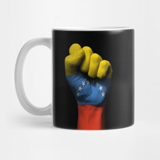 Flag of Venezuela on a Raised Clenched Fist Mug